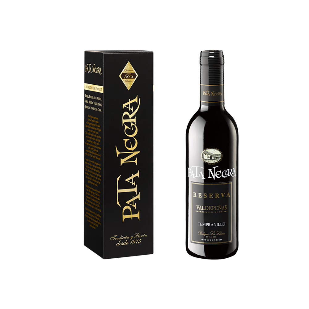 VINO PATA NEGRA VALDE.RESERVA 375ML